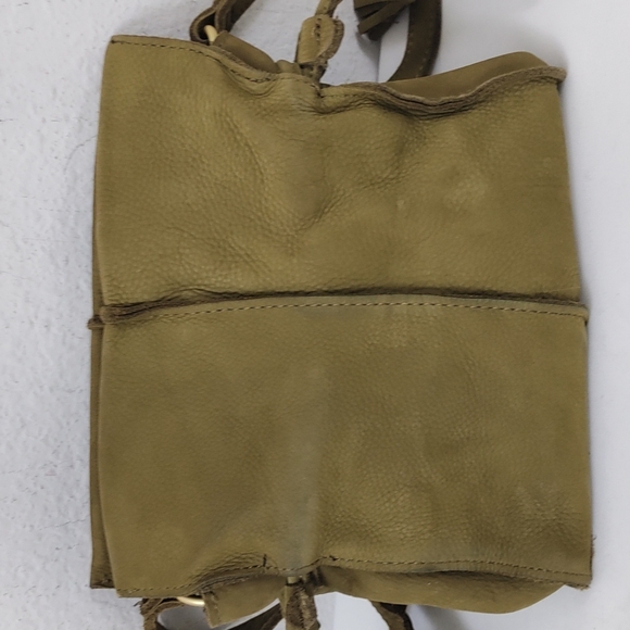 Anthropologie Tela Mini Crossbody by Miss Albright Luxe Nubuck Leather - Picture 11 of 12